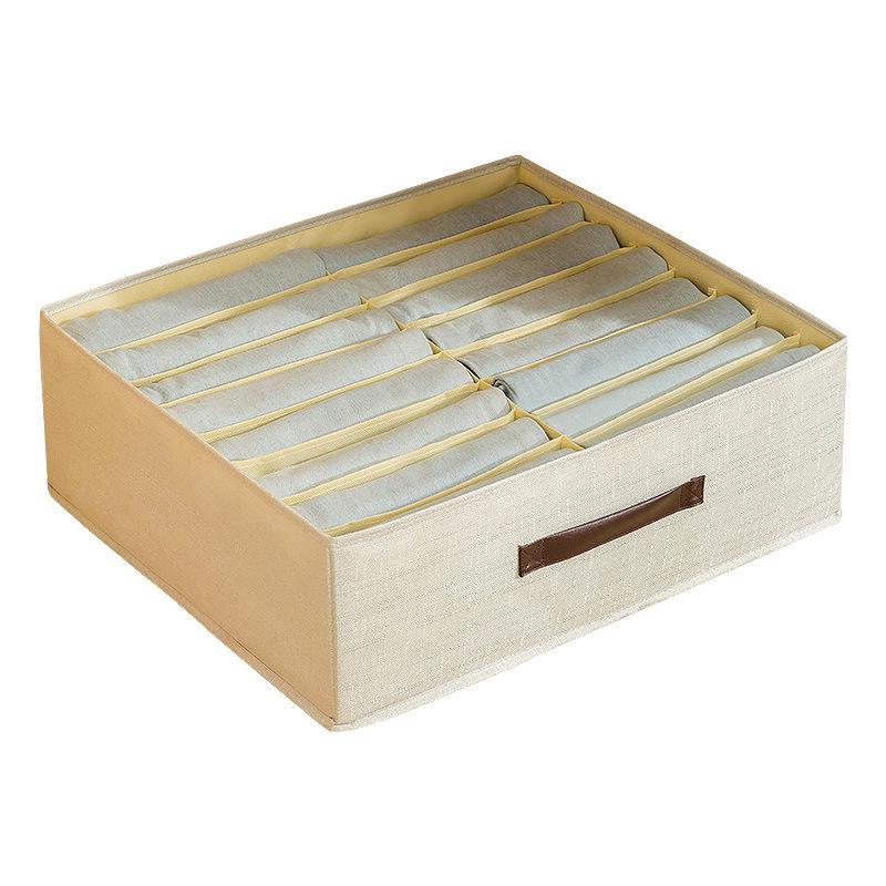 Unterwäsche- und Socken-Organizer im Schubladenstil: 3-in-1 Faltbare Hänge-Fächerbox