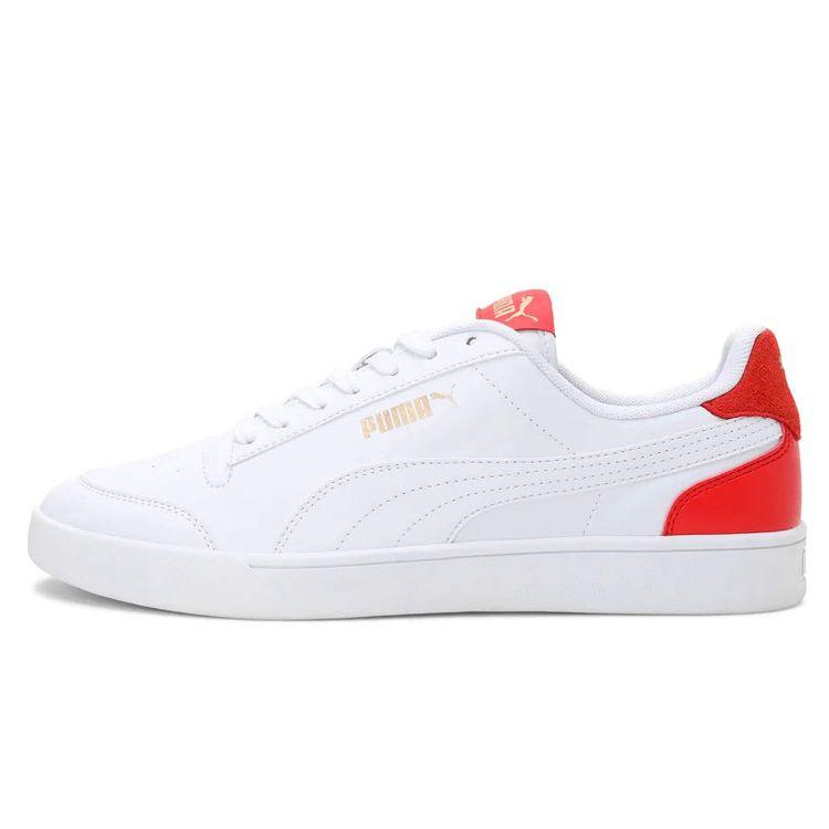 

Puma Кеды Shuffle Low Top для скейтбординга Унисекс Белые Красные 309668-06 44