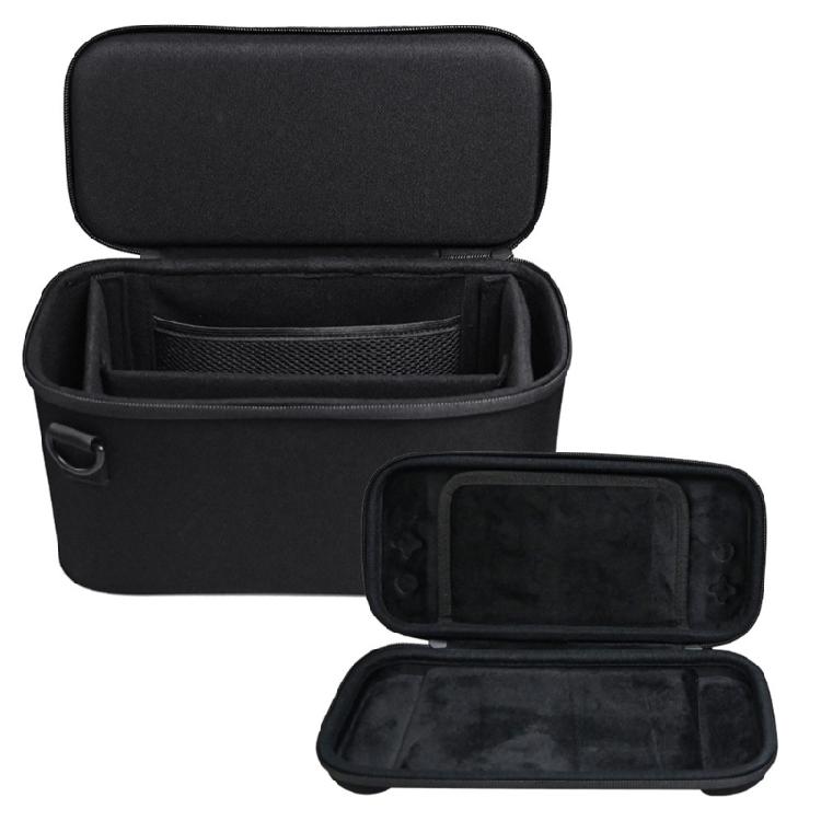Storage Bag with Shoulder Strap & Inner Bag Scratch Resistant Carrying Case Shockproof Pouch for NS2 Game Accessory
