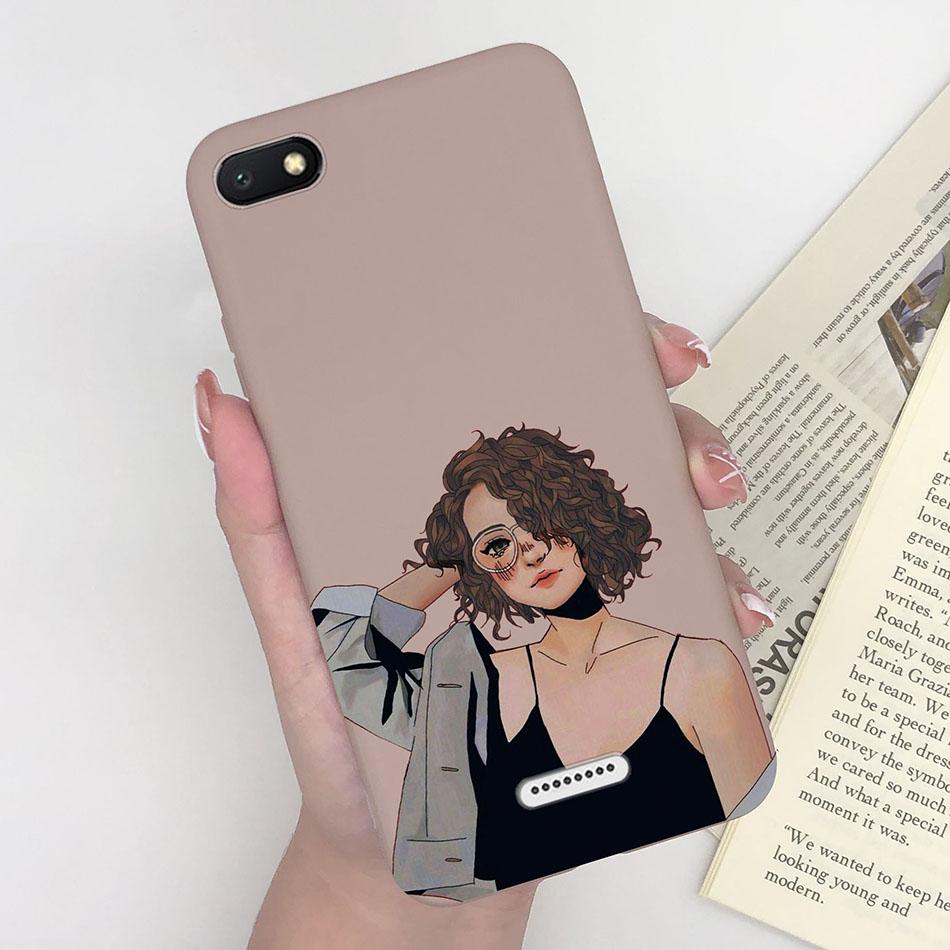 For Xiaomi Redmi 6A Case Cover Soft Silicone multicolor cute tpu Phone Cover Case For Xiomi Redmi 6A 6 A A6 bumper Phone Funda