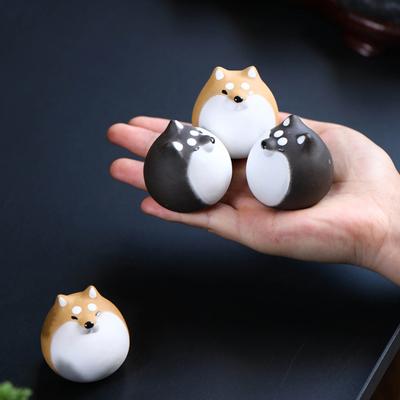Cachorro Chá Pet Artesanato Escultura Kungfu para Amantes do Chá Bandeja de Chá que Muda de Cor Decoração Dispensador de Água Água Quente Ornamento Decorativo