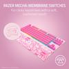 Razer Ornata V3 TKL Gaming Keyboard with Mechanism Membrane Backlit Media RGB and a Magnetic Wrist Rest Kitty Friends Low-Profile Keys, Switches,