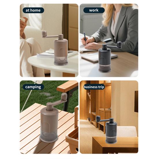 Elektrisk og Manuell Kaffekvern Bærbar Bønnemølle med Justerbar Grovhet Kompakt Espressomaskin Presis Manuell Bønneknuser