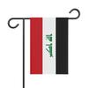 Drapeau - Irak - 32 X 47.5 Cm - Polyester - Impression Recto/verso - Multicolore