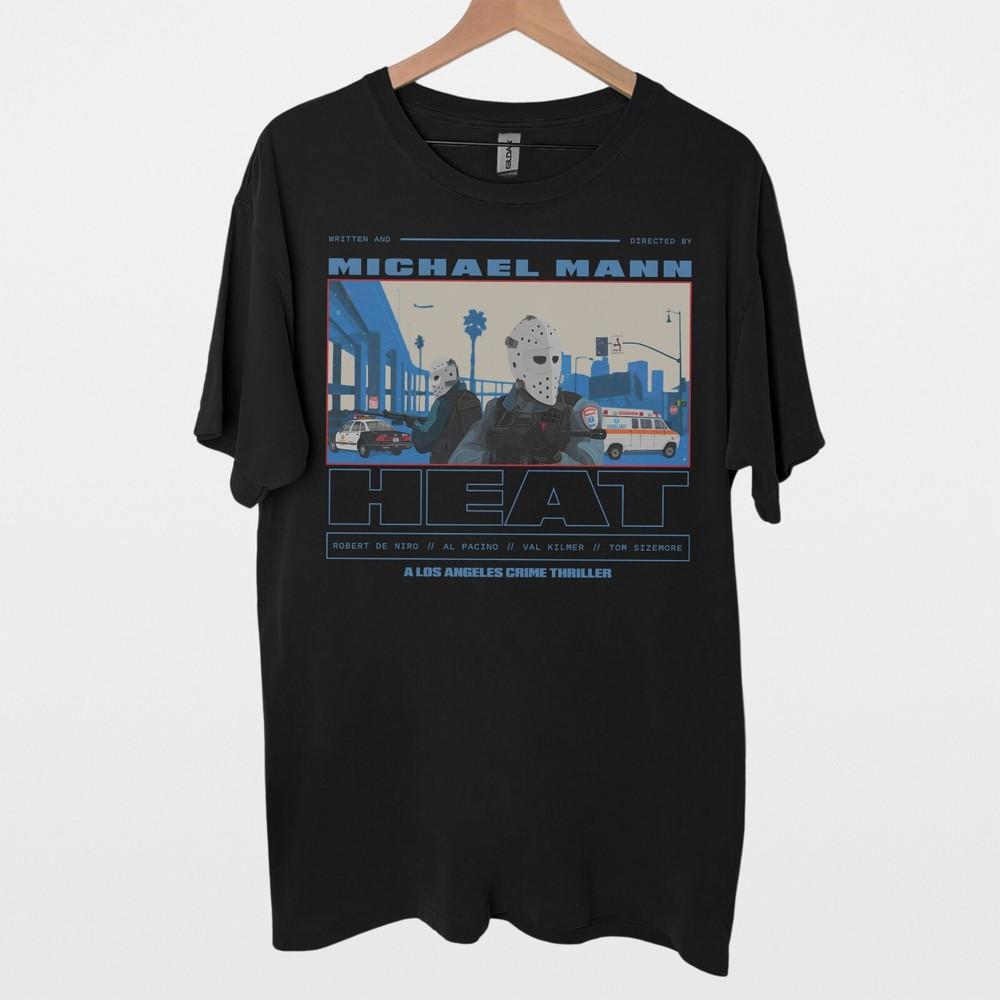 Black Medium Heat 1995 Movie Graphic T-Shirt Unisex T-Shirt M