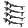 4 PCS Chopstick Rest Zinc Alloy Plating Reusable  Dinner Spoon Stand for Holding Spoon Fork