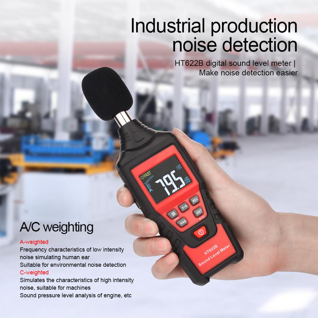 Sound Level Meter Handheld Meters Logger Detector Measurement Industrial