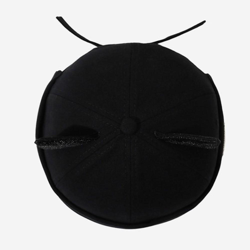 Adjustable Cat Ears Brimless Hat Cute Woman's Landlord Hat Simple Bucket Cap Casual Wear