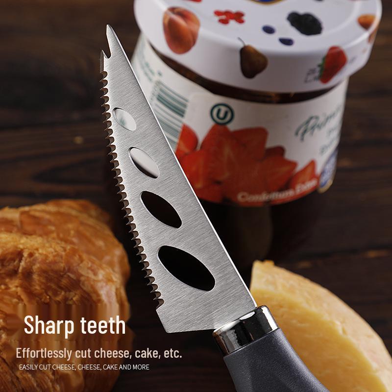 3-Piece Stainless Steel Cheese and Butter Knife Set with Fork