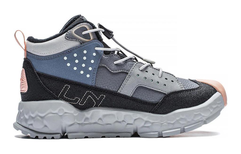 Li Ning YOUNG Teamfight Tactics 2.0 Fleece Lined Thermal Cushioning Abrasion Resistant Rebound Mid top YKET002-32