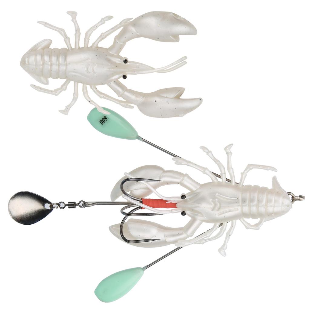 PVC Fishing Lifelike Lures Artificial Crayfish Shape Bait Sea Fishing Accessory