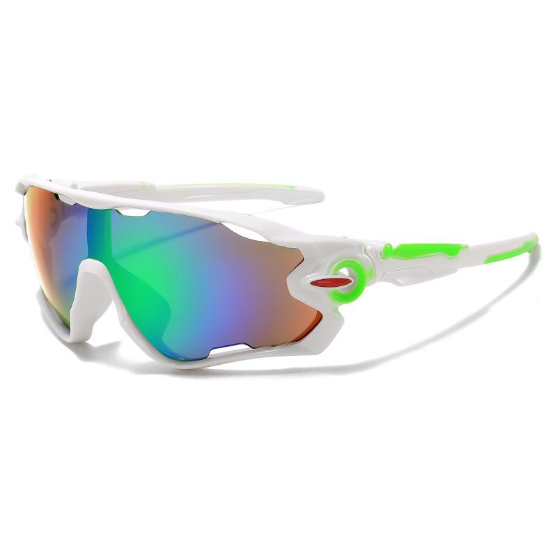 Men's Trendy Windproof Cycling Sunglasses - Anti-UV, Explosion-Proof, Cool Outdoor Sports Glasses