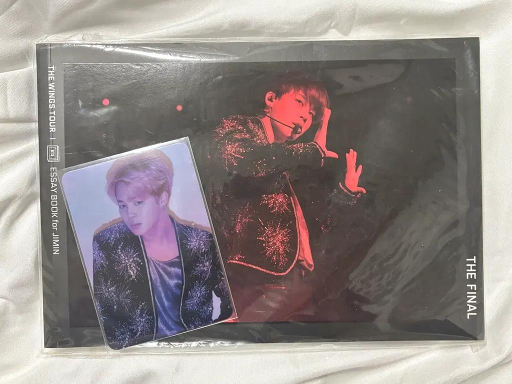 BTS Jimin JM Wing Facon Wings Tour Essay Book with Poka