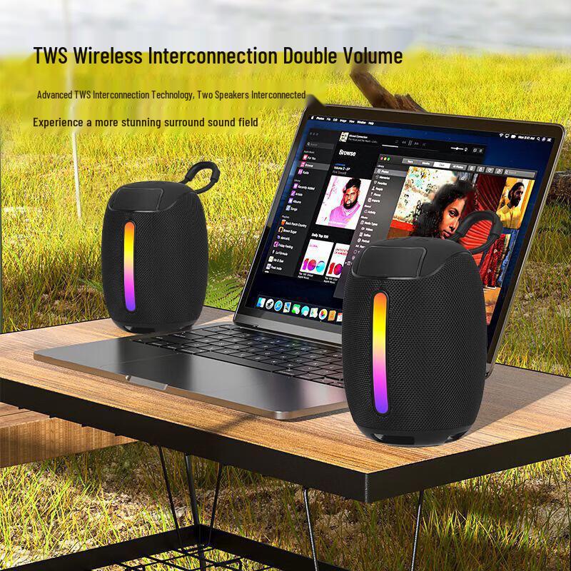 Bluetooth Atmosphere Mini Speaker: Wireless, Portable, High-Quality Sound, Long Battery Life, P171