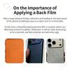 Actor B-Brad P-Pitt Premium Skin Wrap for iPhone 17 Pro/Max, Back Frame Camera Protective Decal (Not Case)