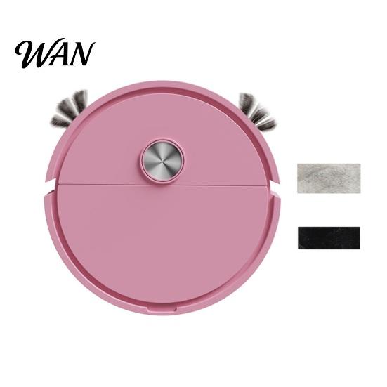 Smart Home Vacuum Sweeping Robot One-Button Start Low-Noise Silent Operation Sweeper Quiet Robotic Mini Slim Body Deep Cleaning for Household