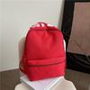 Student Solid Color Schoolbag Backpack Nylon Material Internal Phone Pocket