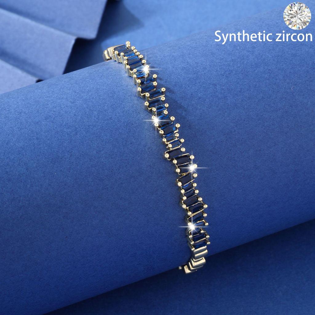 2025 High-End Geometric Zircon Inlaid Irregular Bracelet for Women - Niche Cold Style, Versatile Design