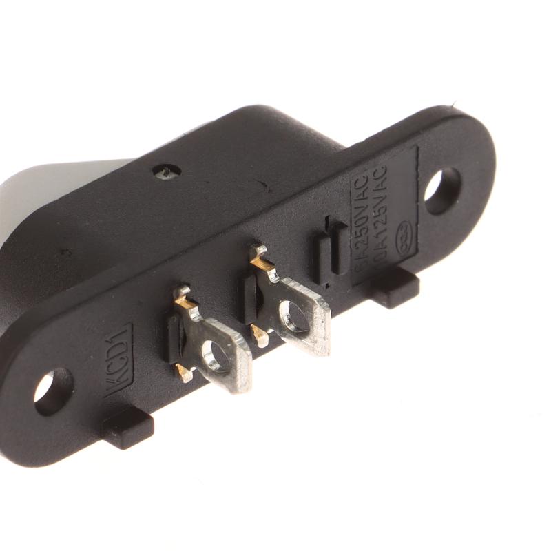 1/5Pcs Boat Button Switch White 2 Pin Light On/Off 250V 6A Ac Amp 125V 10A Electric Wok Home Start Switch