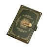 Flower Cover Journal Notebook With Lock PU Leather Personal Notebook Diary Writing Pads  Gift