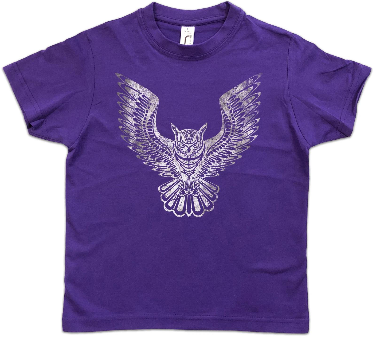OWL II Kids Boys kids boys T-Shirt Cartoon Cute Hipster Electro Tattoo Bird Rockabella 140