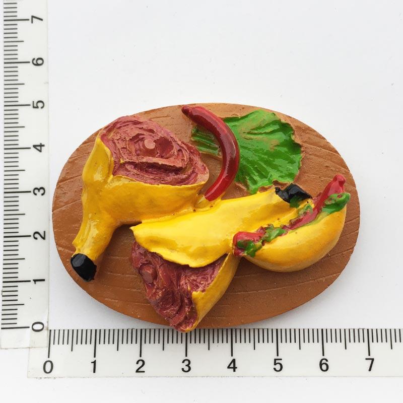 Artificial Foods Magnetic Stickers for Fridge Kitchen Decor Message Board Magnets Gourmet Fridge Magnets Shop Decor Home Decor