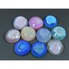 18X18MM Natural Window Druzy Agate Round Cabochon Loose Gemstone 10 Pcs Lot C-3733