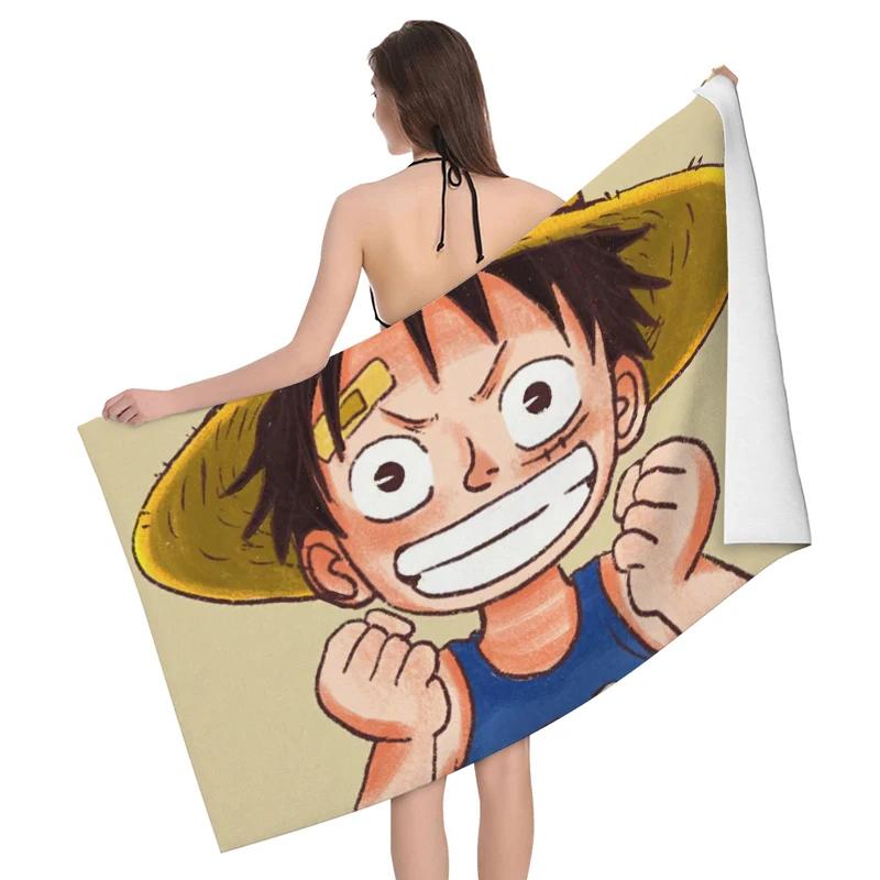 Anime Character Print Bath Towel Set - Soft Absorbent Towels for Fans, Vibrant Designs for Everyday Use and Comfort