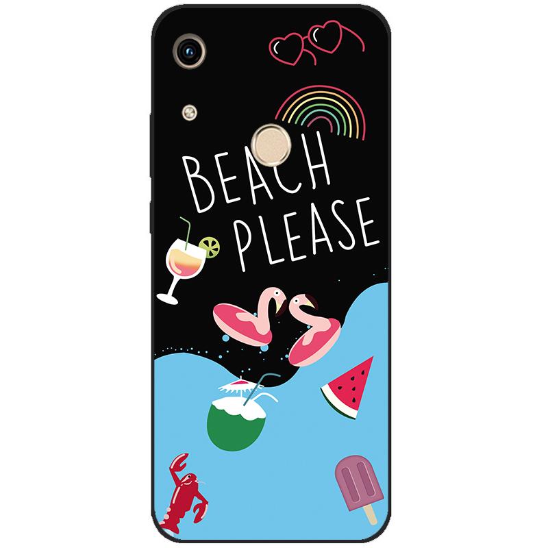 For Honor 8A Case huawei honor 8A prime cover Silicone TPU back Cover On Huawei Honor 8A JAT-LX1 Honor 8A prime JAT-L41 flower