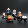 Zen Monk Figurine Ornament for Home Decor - Perfect for Living Room, Office, or Gift Displays