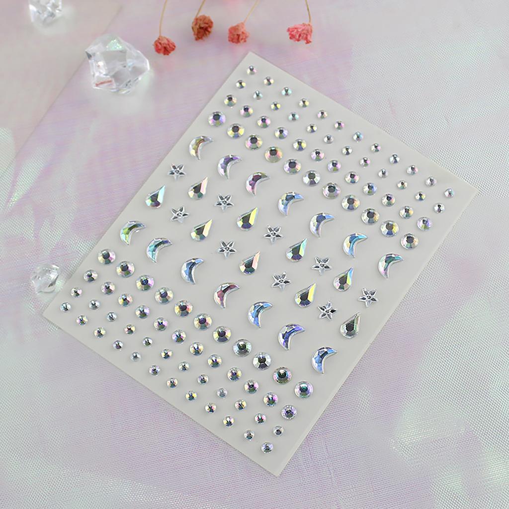 Makeup Face Rhinestones Rhinestones Butterflies Love Hearts Festival Face Jewels for Face Hair Eye Makeup