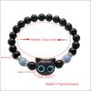 Niedliche Cartoon Katze mit großen Augen Leuchtarmbänder Leuchten im Dunkeln Fluoreszierendes Anhängerarmband für Frauen Paar Freundschaftsschmuck