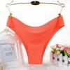Low-Rise Seamless Ice Silk One-Piece Panties with Pure Cotton Crotch - Women's Triangle Style