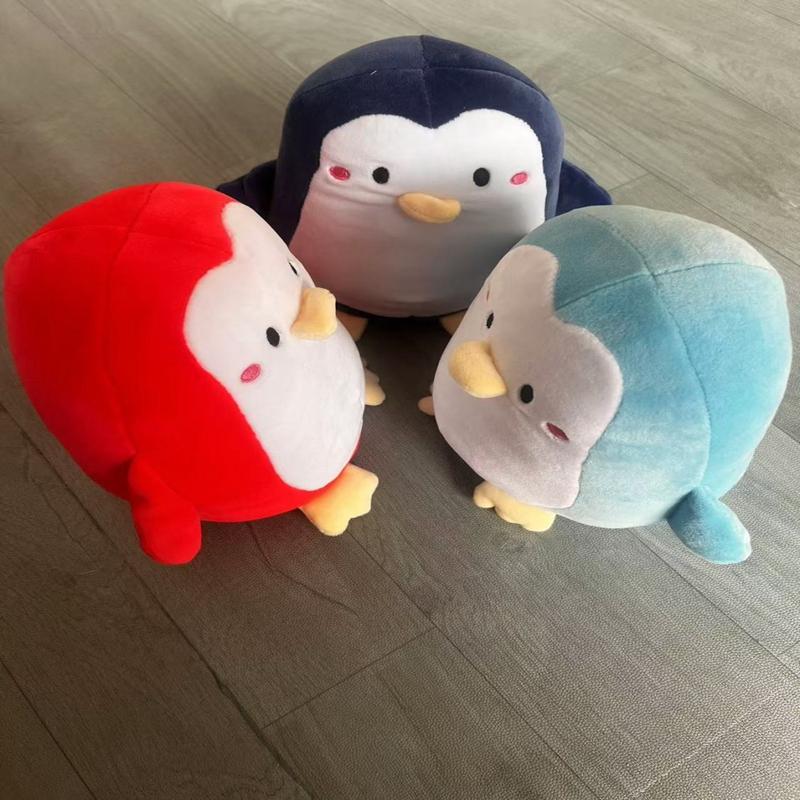 Favorite Toy Unisex Kids Blue 20Cm Penguin Plush Toy Super Soft Cute Cute Little Fat Penguin Doll For Children's Birthday Christmas Gift