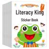 Cartoon Sticker Book for Toddlers: Ages 0-6 Concentration Training