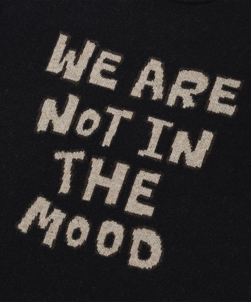LMR Lettering Jacquard Pullover Knit Dark Navy