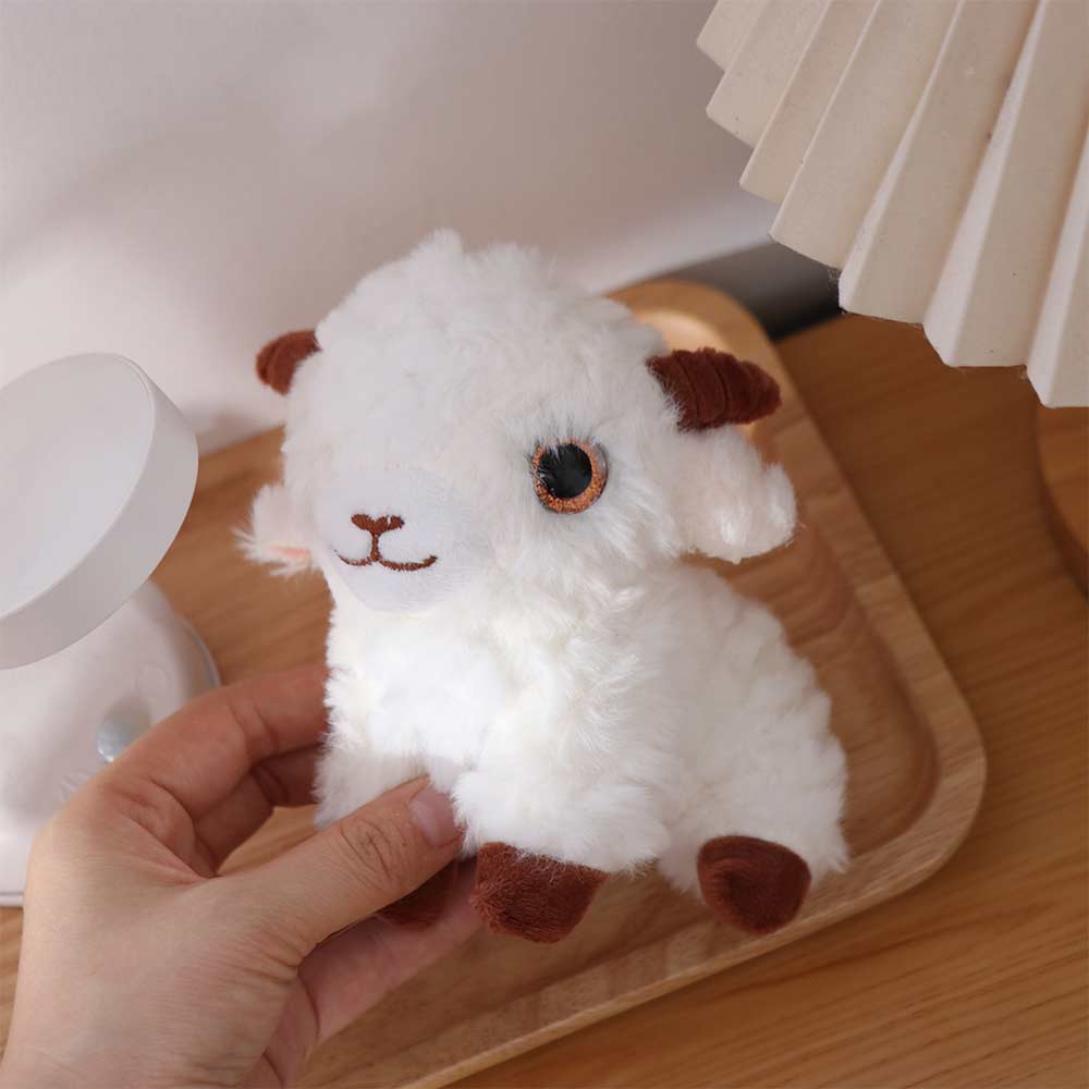 DIY Little Lamb Keychain Xinjiang Tourist Souvenirs Sheep Keychain Backpack Decoration