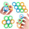 Source Strange Magnetic Finger Ring Magnetic Ring Decompression Vent Finger Ring Rotating Fingertip Toy
