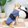 Fashion Adjustable Dog Warm Jacket Waterproof Warm Reflective Dog Coat with Harness Padded Zipper Winter Pet Vest Cold Weather