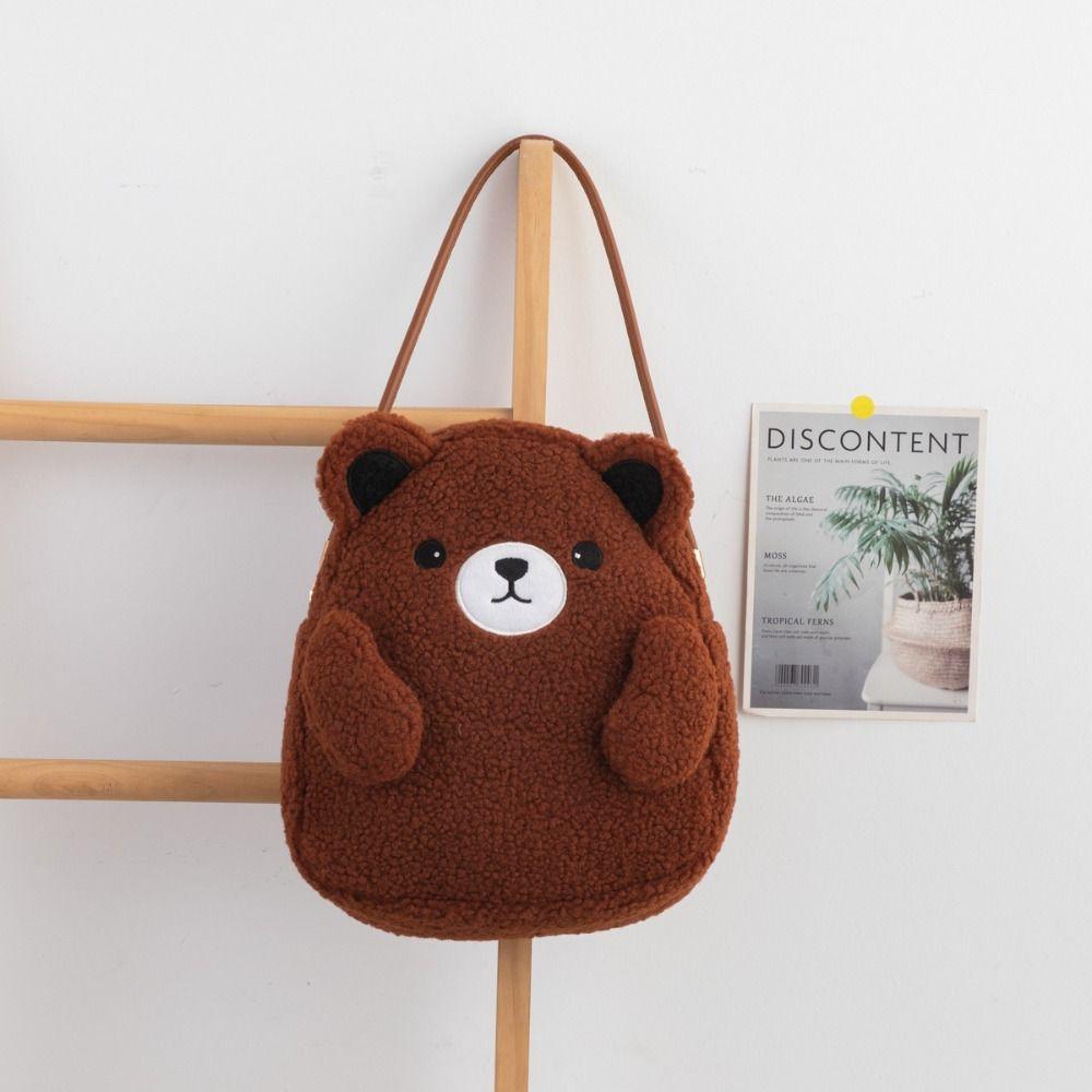 Sweet Panda Shoulder Bag Soft Casual Tote Bags Makeup Bags Student Schoolbag Birthday Gift