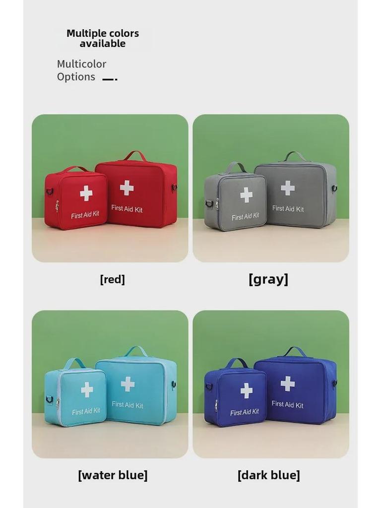 Sac à Médicaments Portable Grande Capacité - Parfait pour le Rangement d'Urgence à Domicile et en Extérieur