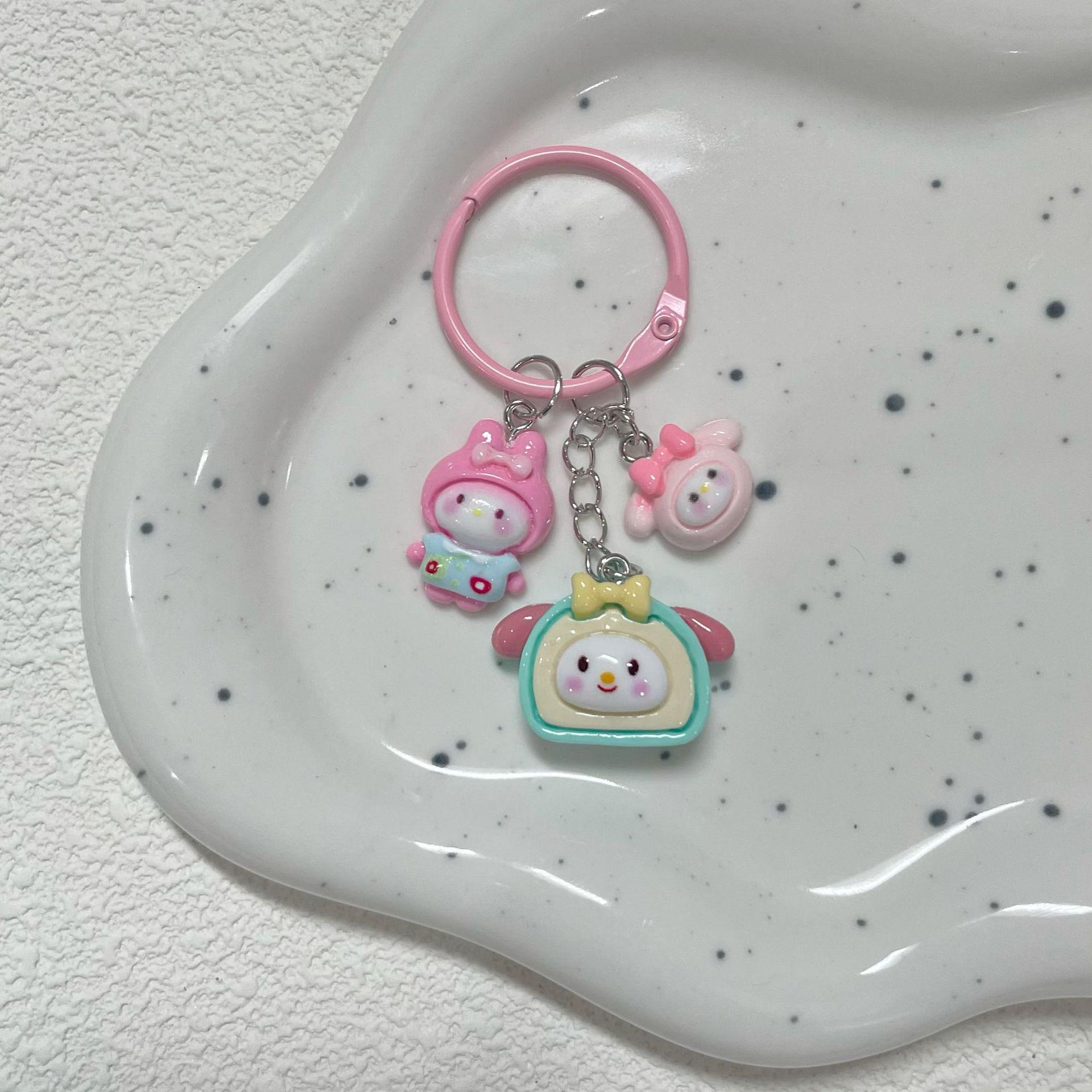 Sanrio Cartoon Cute Keychain & Backpack Pendant Ornament
