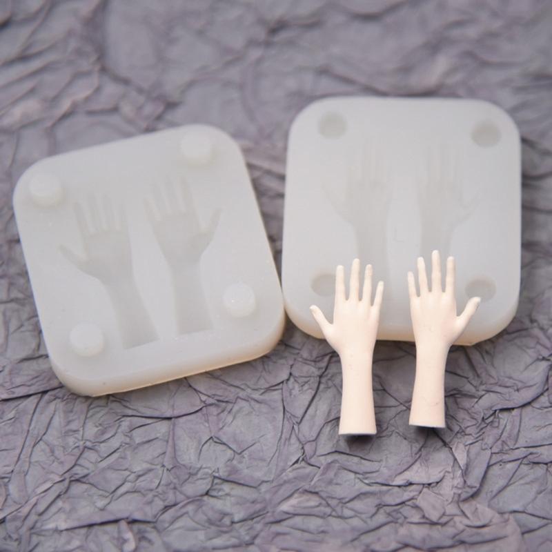 Cute Palm Silicone Molds Candle Mould Mini Palm Resin Mould DIY Baking Molds Candle Making Molds for Cake Decorations