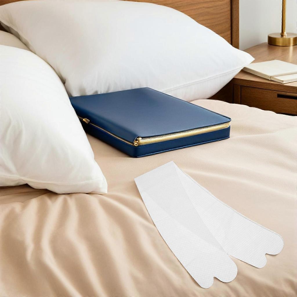 Abdominal Comfort Liners 20Pcs For Physical Activity Daily Wear White Disposable Sweat Absorbing Pads 28.69 X 4.52 Inch