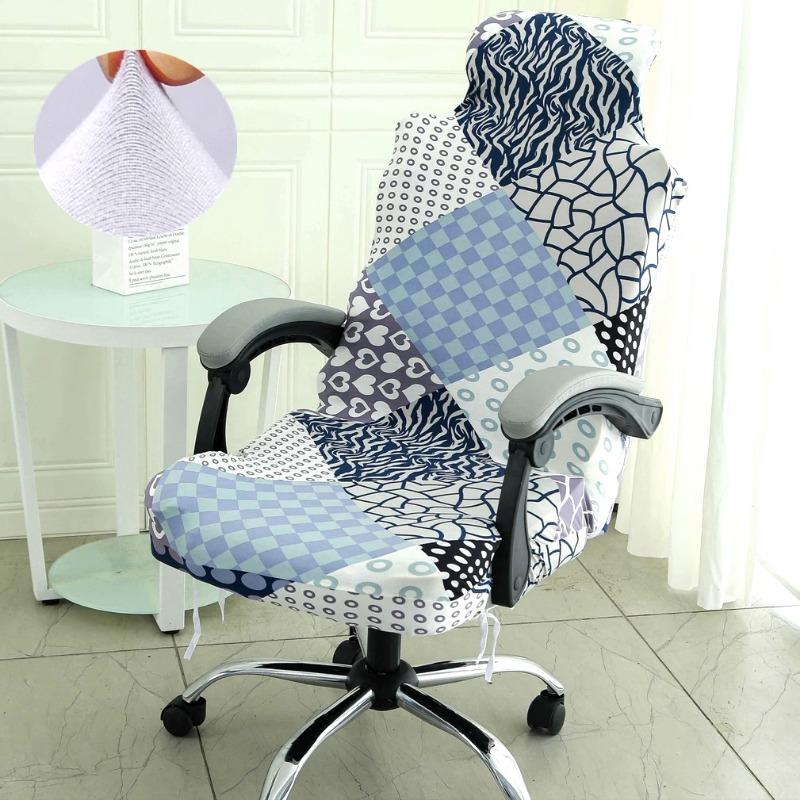 Office Chair Cover Rolling Desk Chair Cover Stretch Washable Computer Chair Slipcover Swivel  Armchair Computer Boss