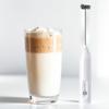 Mini Milk Frother Rechargeable Automatic Rotary Egg Beater Portable Coffee Cappuccino Creamer Stirrer Household Baking Tool