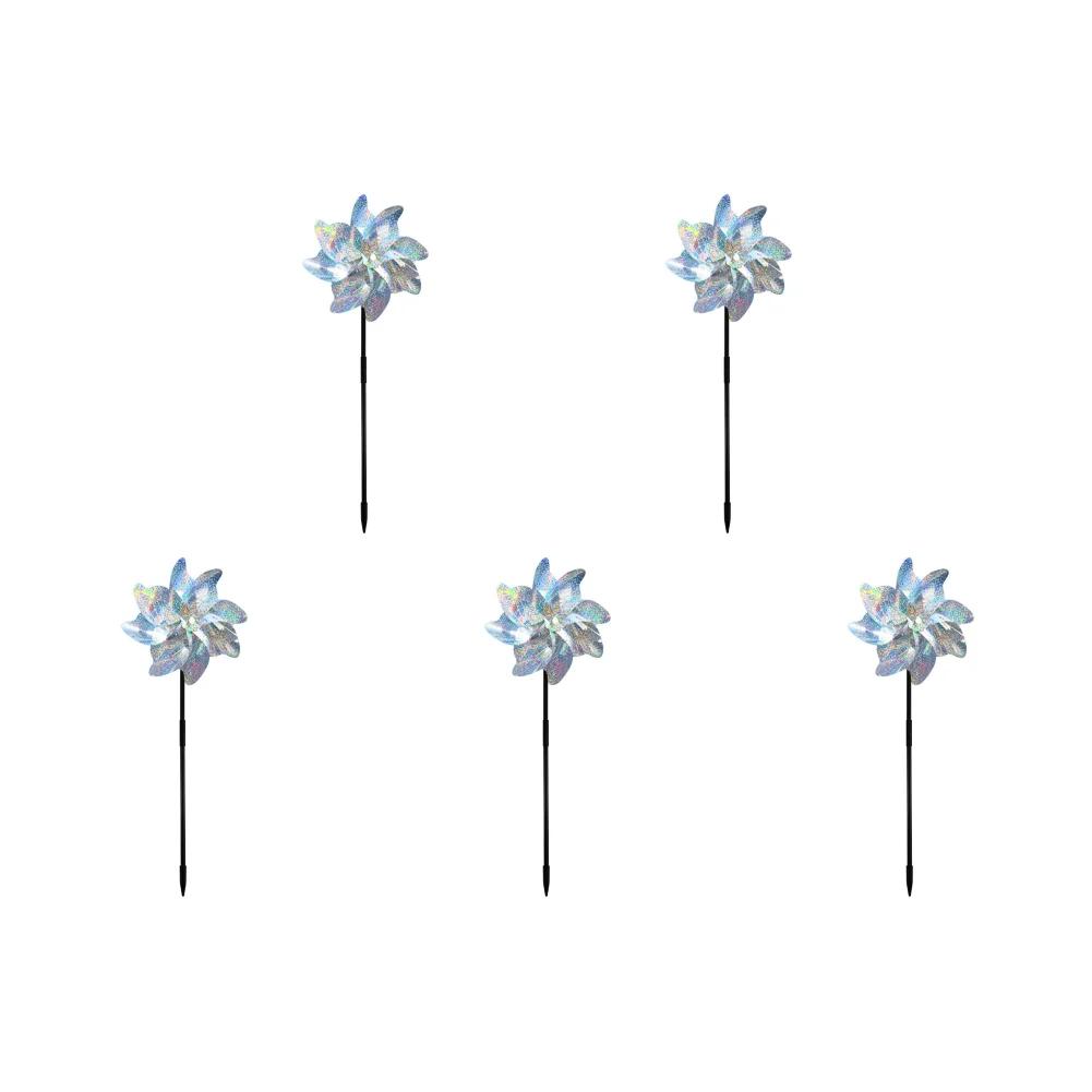 Weather Vane Wind Direction Indicator 3D Metal Airplane Windmill Weatherproof Ornaments for Garden Creative Airplane Weathervane