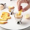 Egg Shell Opener Stainless Steel Egg Cup Holders Hard Soft Boiled Egg Topper Cutter Cracker Kitchen Tools Gadget for Cooking