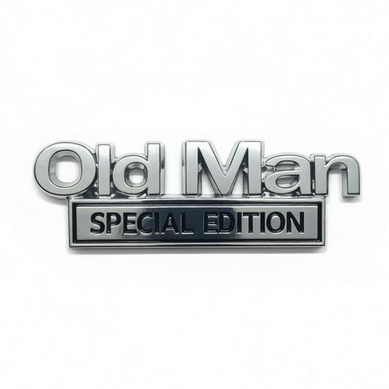 EDICE Starý Muž Kovový Znak na Blatník Auta