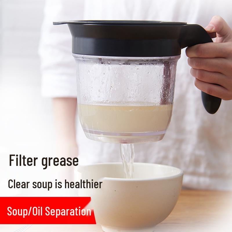 Oil-Soup Separator: Large-Capacity Kitchen Filter for Clear, Healthy Soup